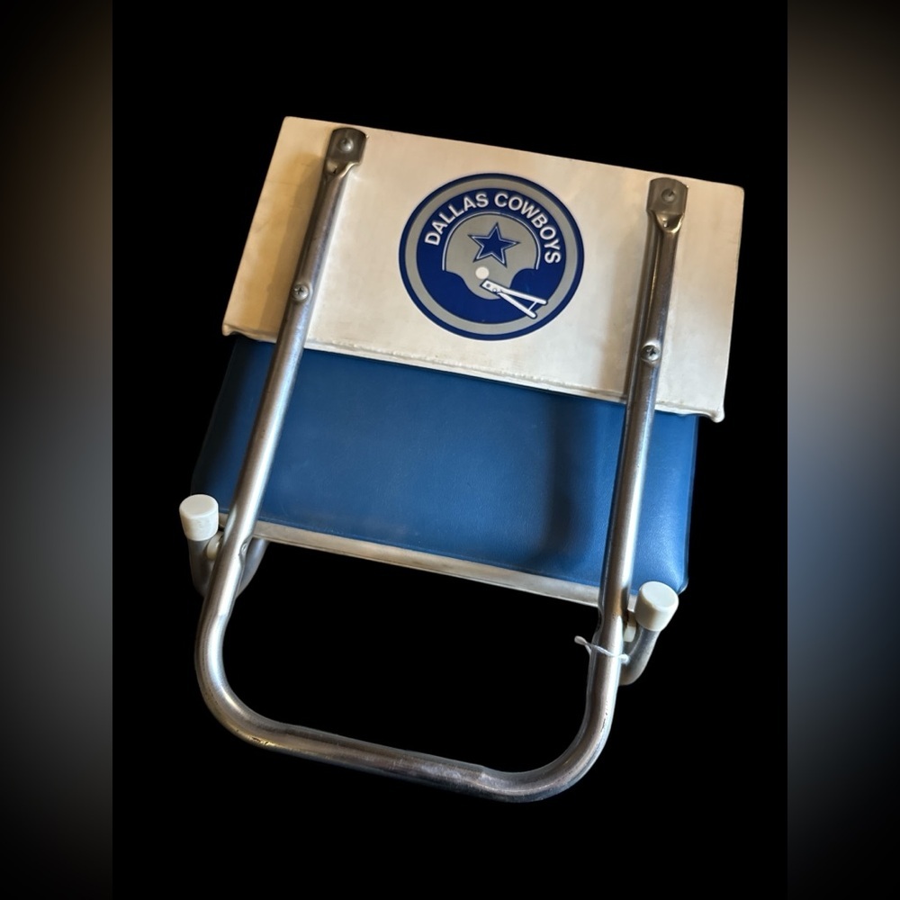 Vintage Dallas Cowboys Stadium Chair Folding Dallas Cowboys NFL Stadium Chair